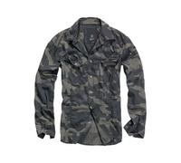 Brandit Chemise Bleu-Gris / Kaki / Vert Foncé