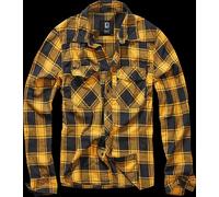 Brandit Chemise Check à manches longues Jaune Homme Taille M