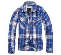 Brandit Chemise Checkshirt en bleu marine L