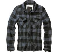 Brandit Chemise Checkshirt in Black/Grey XXL