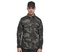 Brandit Chemise Slim Homme Darkcamo Taille 3XL
