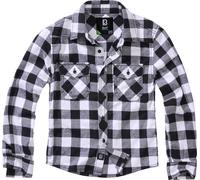 Brandit Check Long Sleeve Shirt Blanc 170-176 cm Enfants