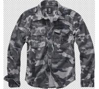 Brandit Chemise Vintage manches longues Gris Camo 5XL Homme