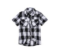 Brandit Chemise Check à manches courtes Blanc 4XL Homme