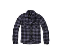 Brandit Checkshirt, chemise enfants 122/128 Noir/Gris Noir/Gris