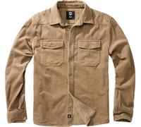 Brandit Chemise homme Corduroy Classic Shirt Long Sleeve Camel 3XL