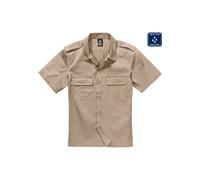 Brandit Chemise Homme Militaire US A Manches Courtes Sur Sizes Beige