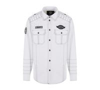 Brandit Chemise 'Luis' noir / blanc, Taille 7XL