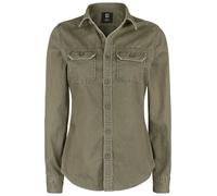 Chemise Femme Vintageshirt Long Sleeve Brandit - Olive M