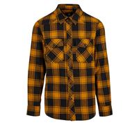 Brandit Check Shirt Long Sleeve Chemise, Blacl/Jaune, 5XL Homme