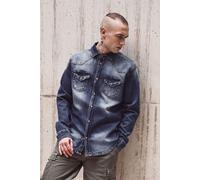Brandit Chemise Riley Denimshirt in Denim Blue S