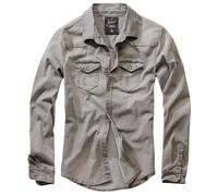 Brandit Chemise Riley Denimshirt in Denim Grey 4XL