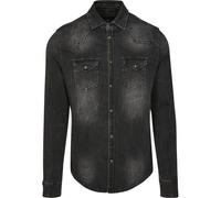 Brandit Chemise Riley Denim Homme manches longues Noir Taille 5XL