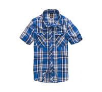 Brandit Chemise 'Roadstar' bleu / blanc, Taille 5XL