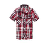 Brandit Roadstar Short Sleeve Shirt Rouge,Blanc 5XL Homme