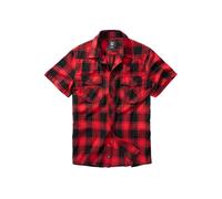 Brandit Chemise Check manches courtes Rouge/Noir Homme Taille L
