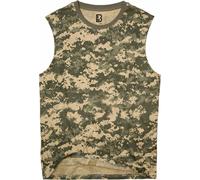 Brandit Chemise sans manches, gris/beige, Taille 5XL