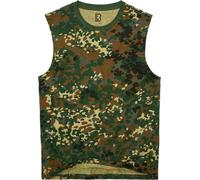 Brandit Chemise sans manches, Vert olive/noir, Taille 4XL