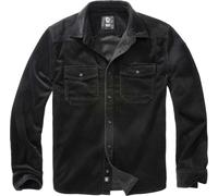 Brandit Corduroy Classic Long Sleeve Shirt Noir XL Homme