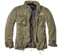 Brandit Classic M65 Field Hommes Jacket Doublure Chaude Chasse Parka Armée Mante