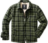 Brandit Classic Sherpa Veste textile, Vert/Noir, Taille XXL
