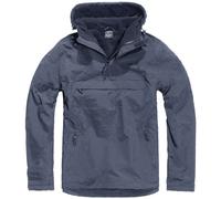 Brandit Classique Tactical Armée Windbreaker Capuche Anorak Hombres Veste Bleu