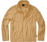 Brandit Combat Fleece, veste de survêtement L Marron Clair Marron Clair