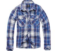 Brandit Confezione Coton Flanelle Chemise Herren Travailler Long Sleeve Marine C