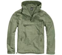 Brandit Coupe-Vent Classique À Capuchon Anorak Veste Hombres Randonnée Olive