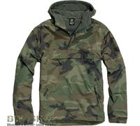 BRANDIT COUPE-VENT DOUBLÉ VESTE DE PLUIE COUPE-VENT CAPUCHE SKI ARMY VESTE...