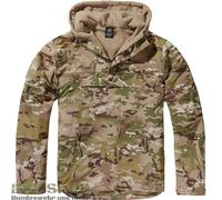 BRANDIT COUPE-VENT DOUBLÉ VESTE DE PLUIE COUPE-VENT CAPUCHE SKI ARMY VESTE...