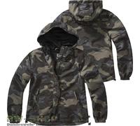 Brandit Veste pour femme Summer Windbreaker Frontzip - Dark Camo - XS