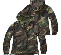 Brandit Veste femme Summer Winderbreaker Frontzip Woodland 5XL