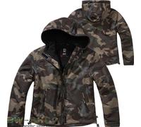 BRANDIT COUPE-VENT FERMETURE ÉCLAIR FEMMES DOUBLÉE VESTE DE PLUIE VESTE...