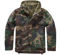 Brandit Veste Windbreaker Frontzip en textile M Woodland