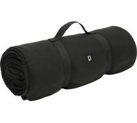 Brandit Couverture en polaire Voyager – 135 x 175 cm, pliable, thermique – Noir