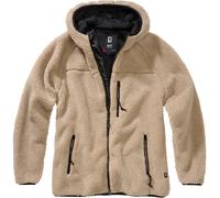 Brandit Dames Teddyfleece Veste À L'Aise Mode Duveteux Hiver Vêtement Rue Camel