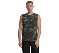 Brandit Débardeur Homme Top Camouflage forêt L 100% Coton Regular/Coupe Standard