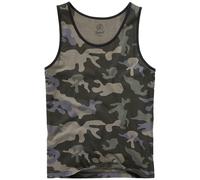 Brandit Débardeur Vacances Gym Coton Maillot De Corps Été Gilet Dark Camo Camo