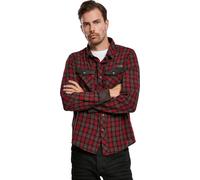 Brandit - Duncan Checked Flanell Hemd rot - XL
