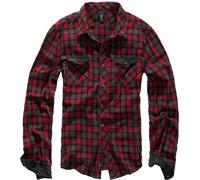 Brandit Duncan, chemise XXL Rouge/Marron Rouge/Marron