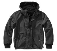 Brandit Enfants Coupe-vent Fermeture À Glissière Avant Imperméable Blouson Noir