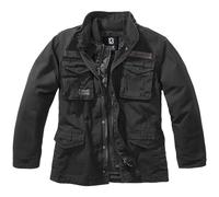 Brandit Enfants M-65 Giant Veste Respirant Doublure amovible Chauffer Coton Noir