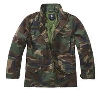 Brandit Enfants M-65 Standard Veste De Campagne Militaire Manteau Woodland Camo