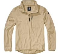Brandit Pull polaire Troyer demi-zip Homme Beige 4XL
