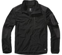 Brandit Fleece Troyer Ripstop, color: black, size: 3XL