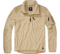 Brandit Fleece Troyer Ripstop, Chandail XL Beige Beige
