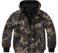 Brandit Frontzip Windbreaker Veste pour enfants, Camouflage sombre, Taille 170-176