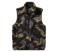 Brandit Gilet beige / beige foncé / bleu / vert foncé, Taille S