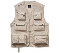 Brandit Gilet beige, Taille 4XL